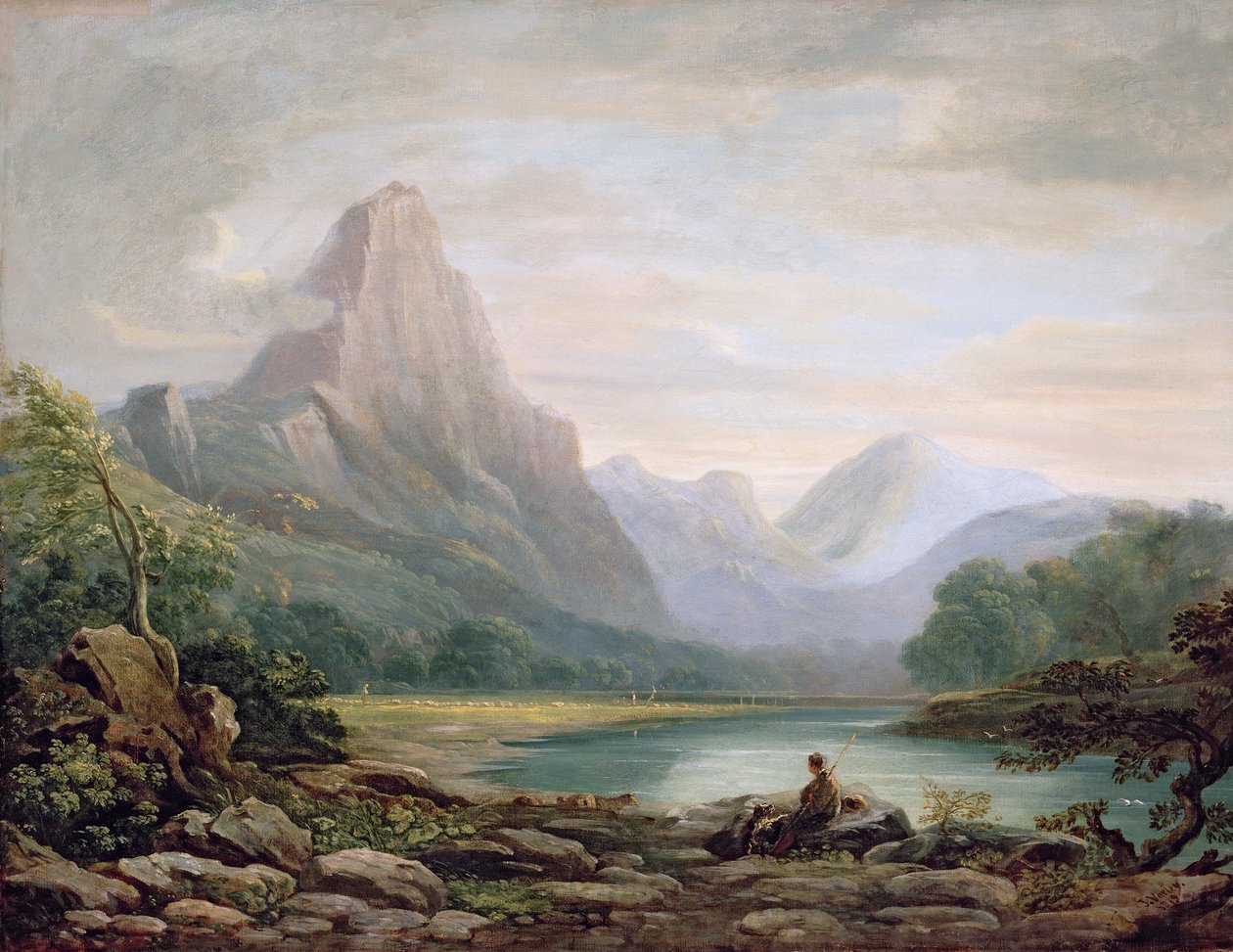 Une vallée galloise, 1819 - John Varley
