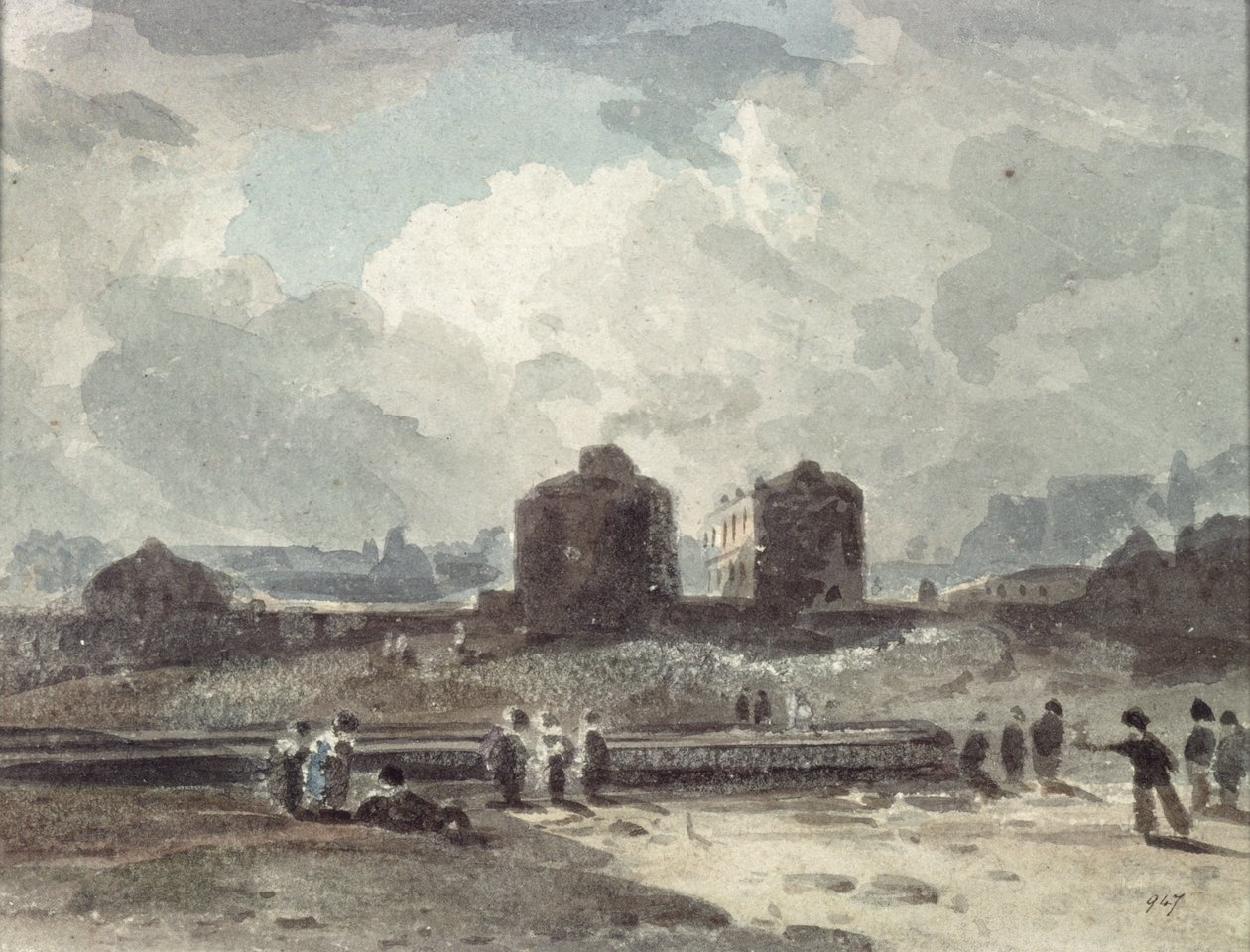 Scène côtière - John Varley