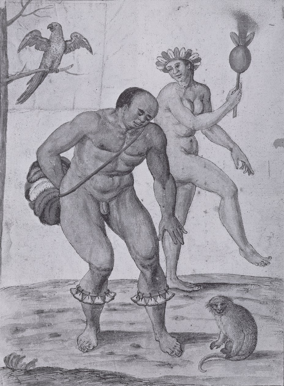 Indiens brésiliens dansant - John White