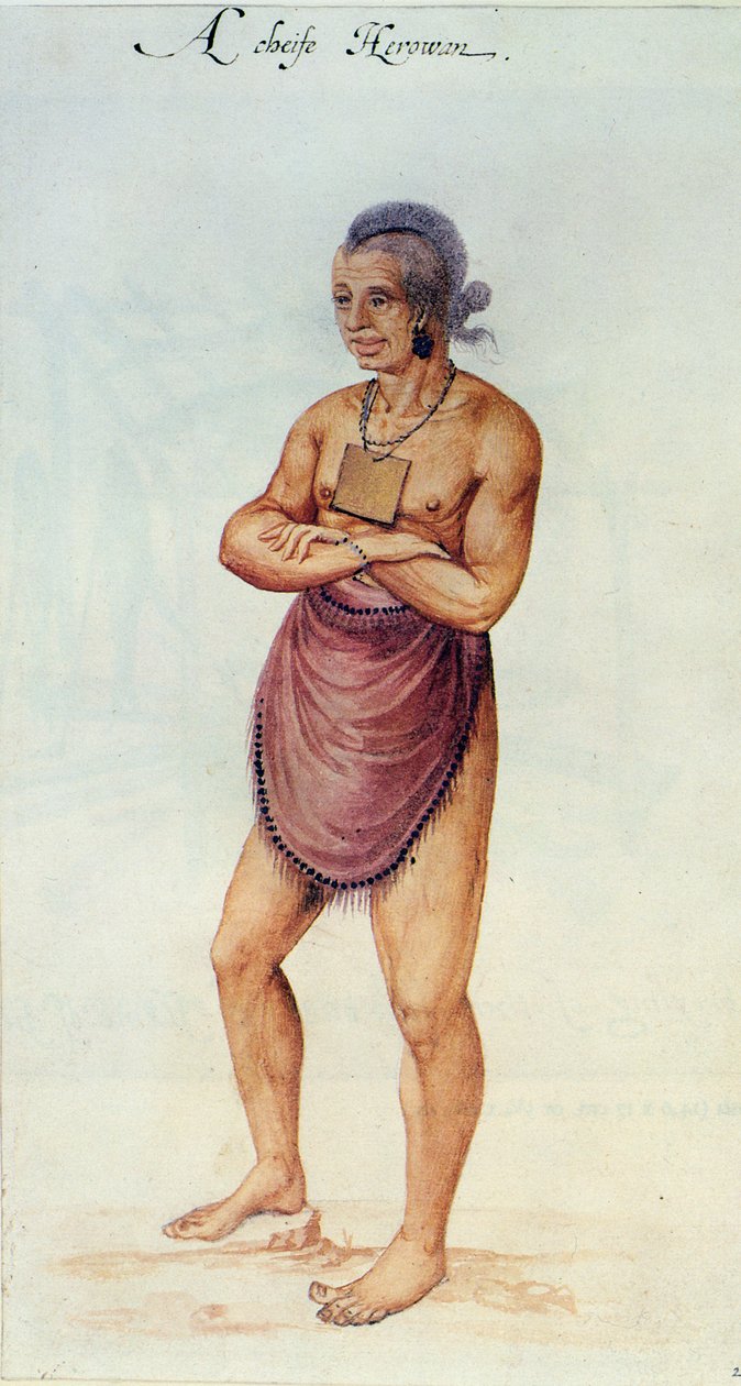 Ancien ou chef indien - John White