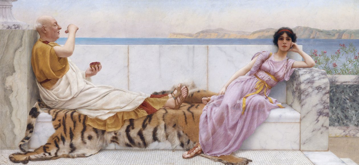 Quatre-vingts et dix-huit - John William Godward