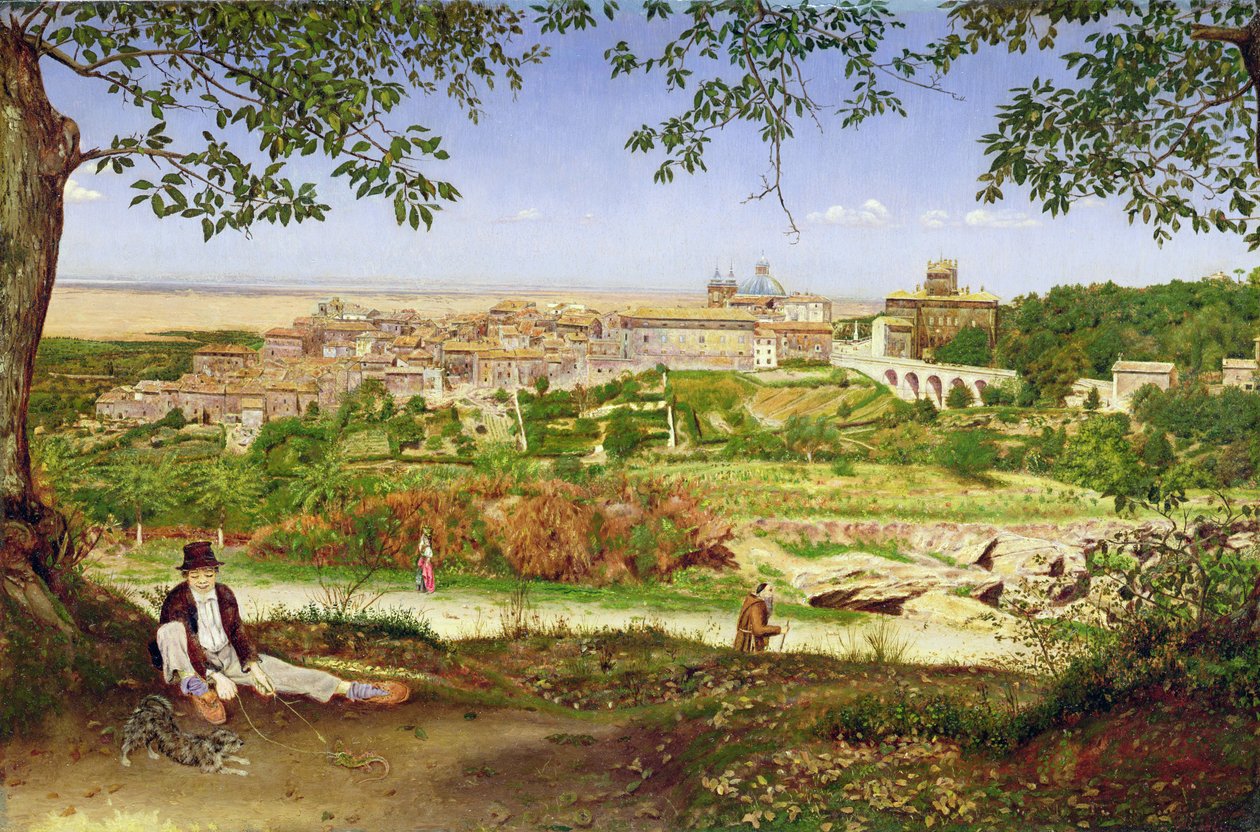Ariccia, Italie, 1860 - John William Inchbold