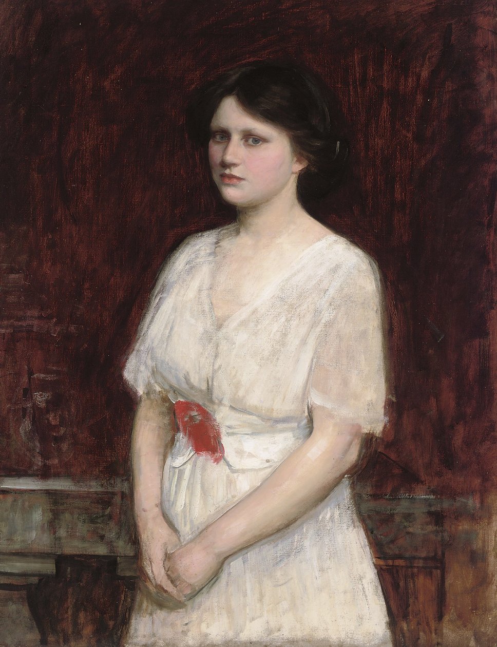 Portrait de Mlle Claire Kenworthy - John William Waterhouse