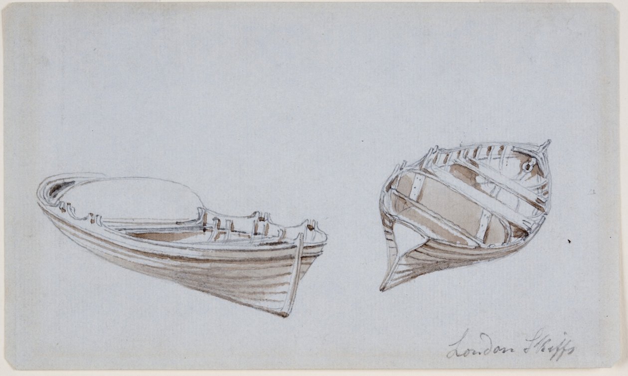 Skiffs de Londres - John Wilson Carmichael