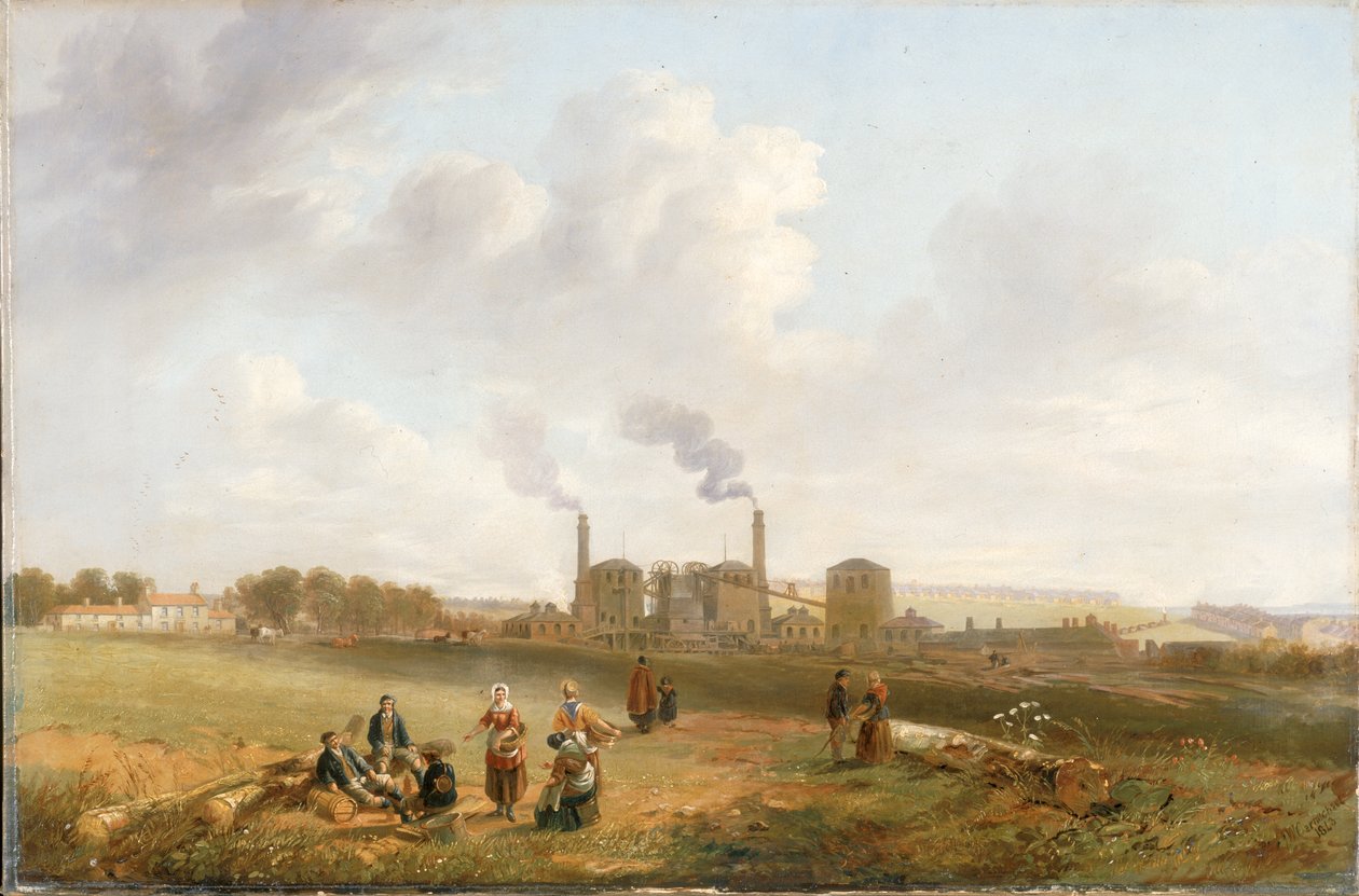 Murton Colliery, 1843 - John Wilson Carmichael