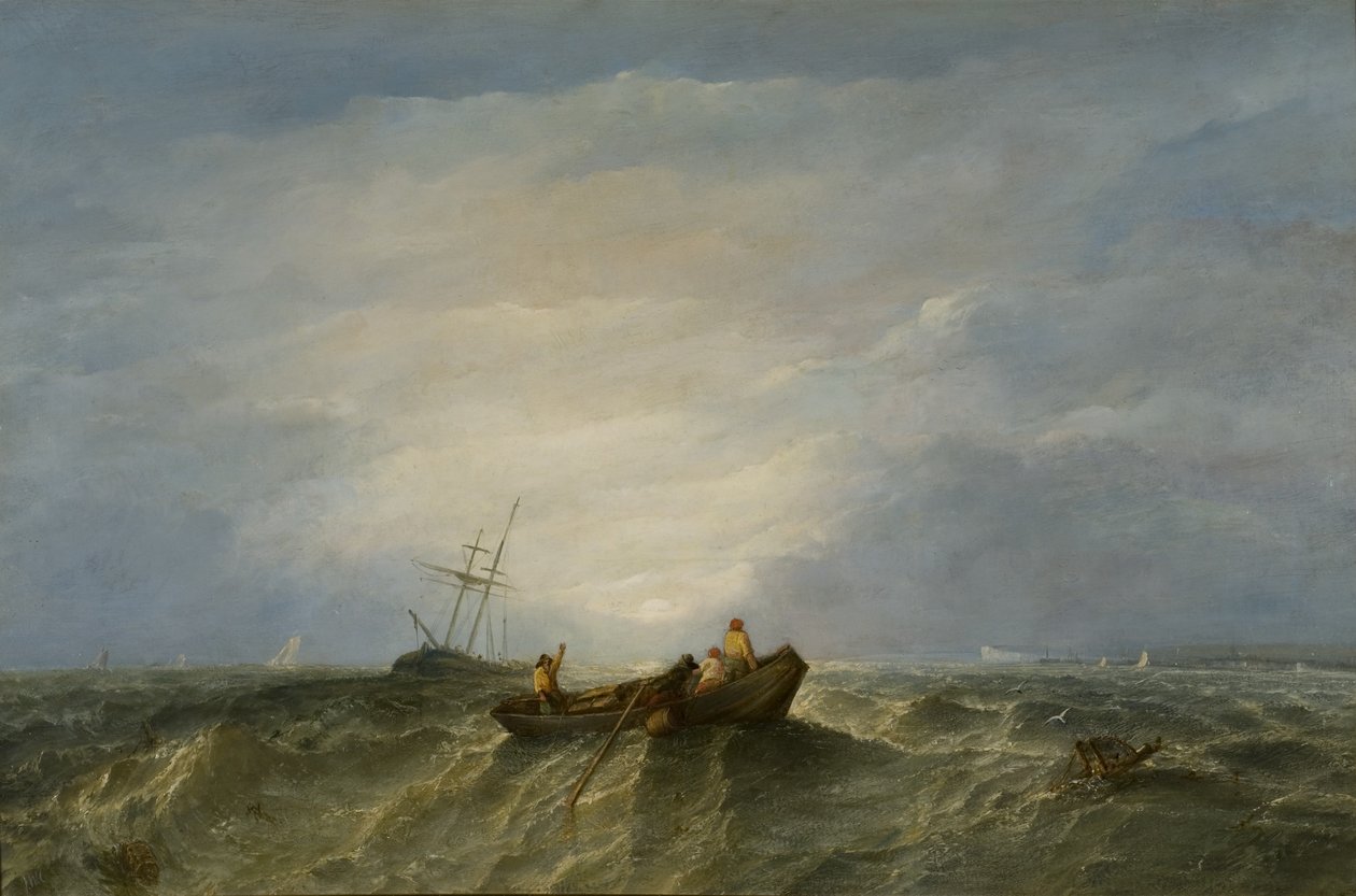 Au large de Redcar - John Wilson Carmichael
