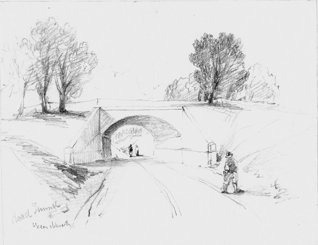 Tunnel routier près de Naworth, 1836 - John Wilson Carmichael