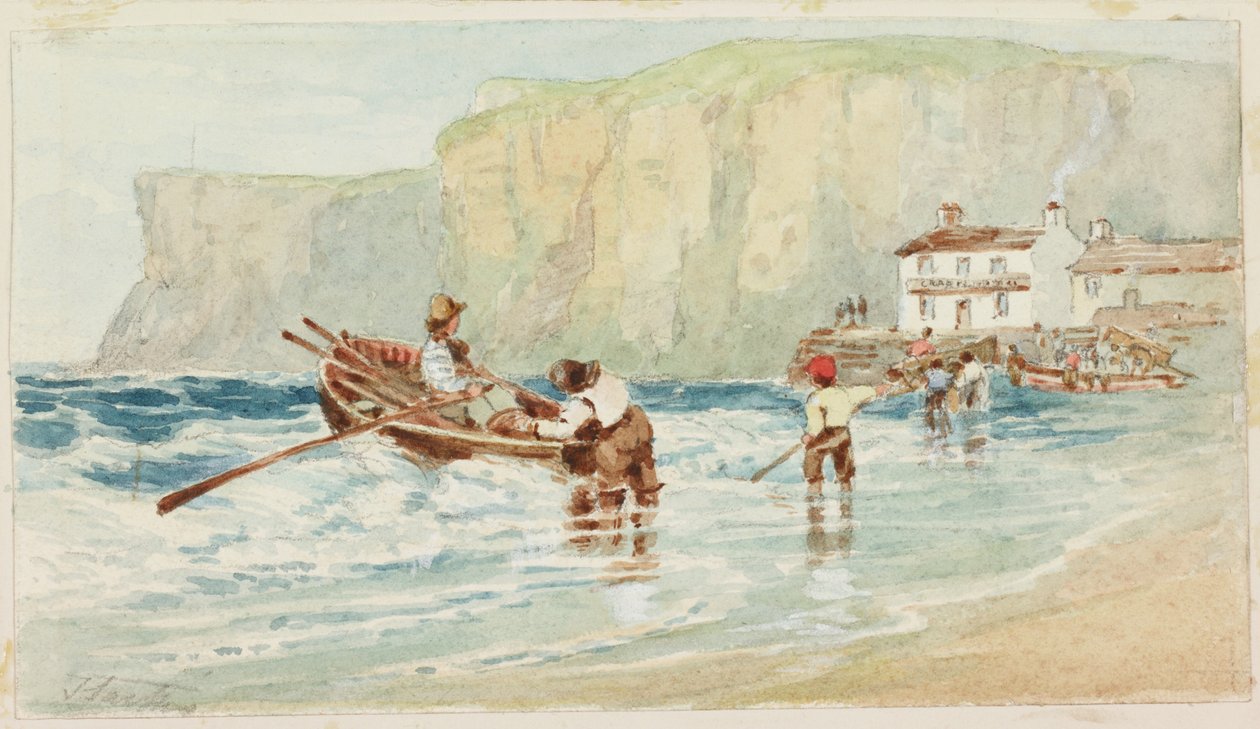 Staithes - John Wilson Carmichael