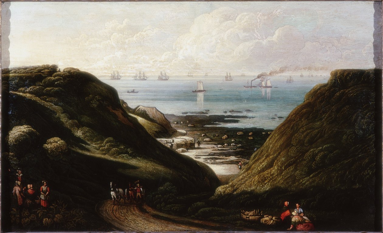 Scène côtière - John Wilson Ewbank