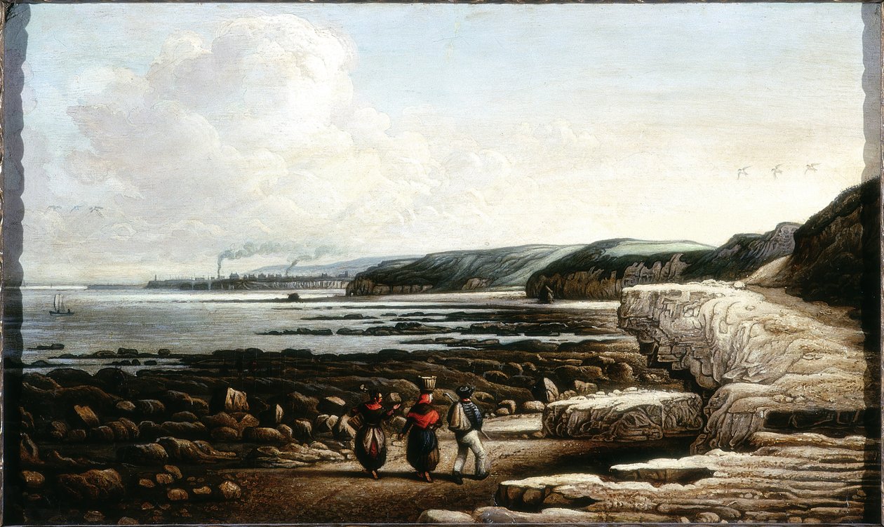 Scène côtière, Cullercoats - John Wilson Ewbank
