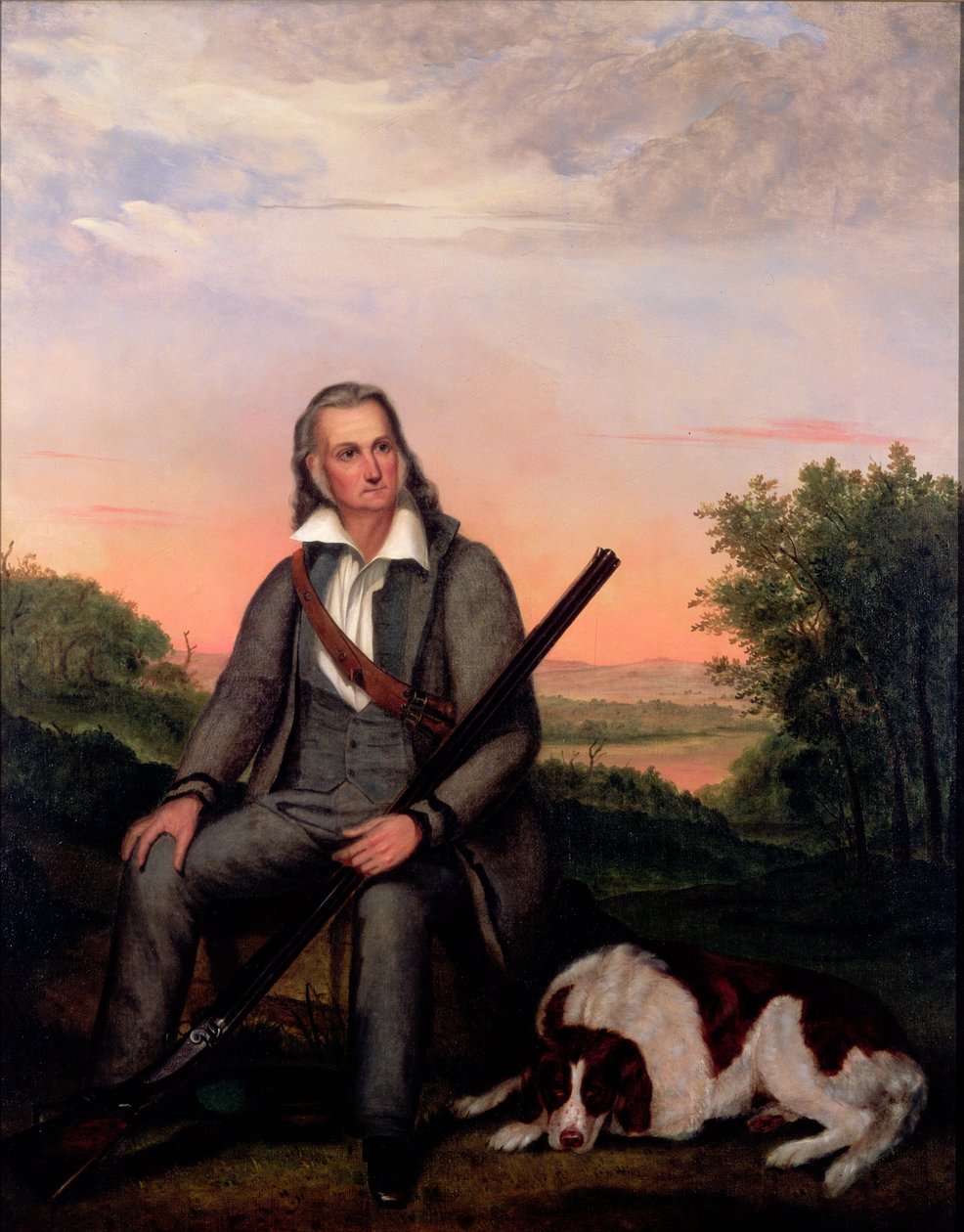 Portrait de John James Audubon (1758-1851) - John Woodhouse Audubon