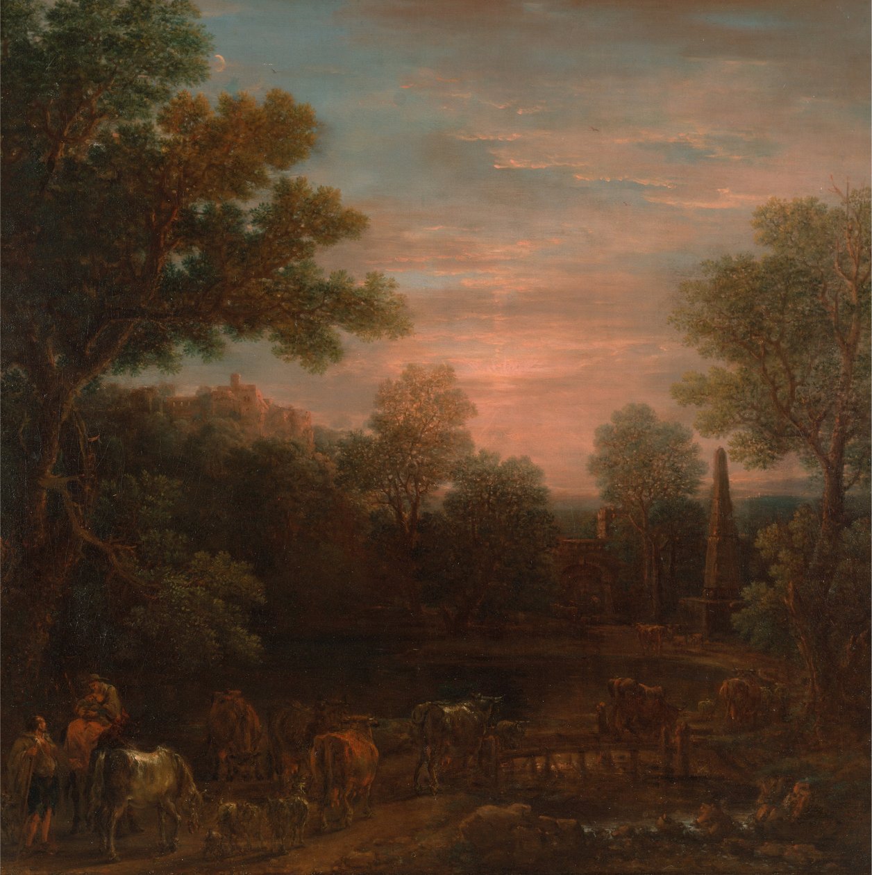 Paysage classique - Soir - John Wootton