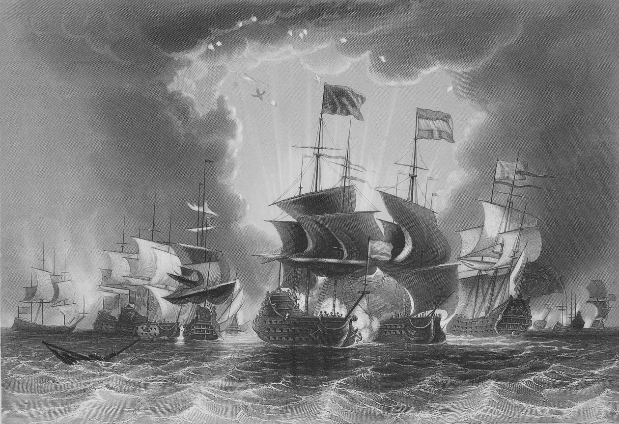 Défaite de la flotte hollandaise par l