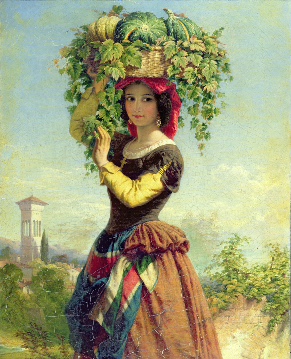 Un vendeur de fruits italien - John Adam P. Houston