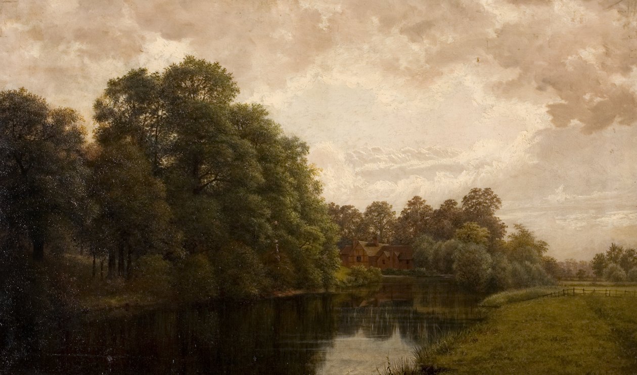 Une scène paisible du Warwickshire - John Anderson