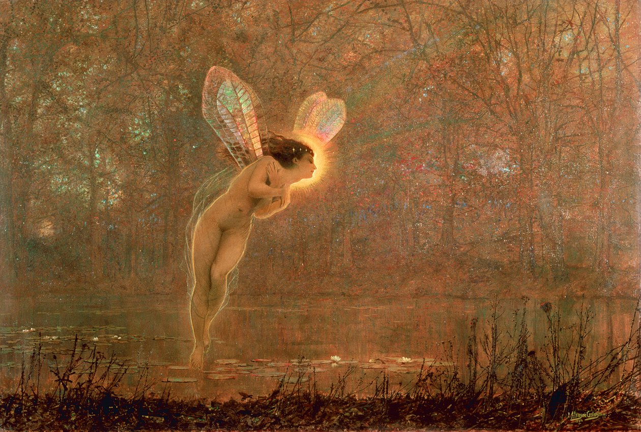 Iris - John Atkinson Grimshaw