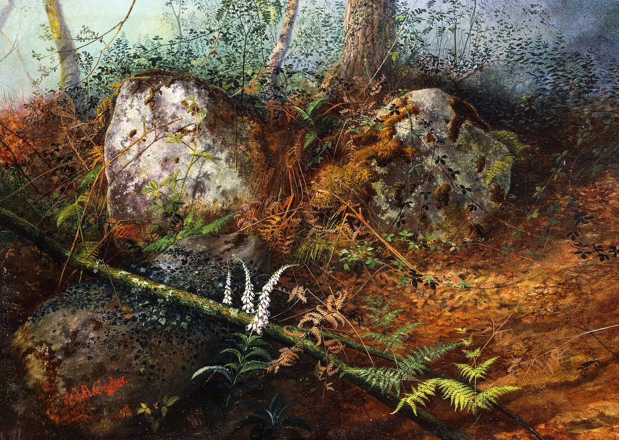 Newlay Wood, 1861 - John Atkinson Grimshaw