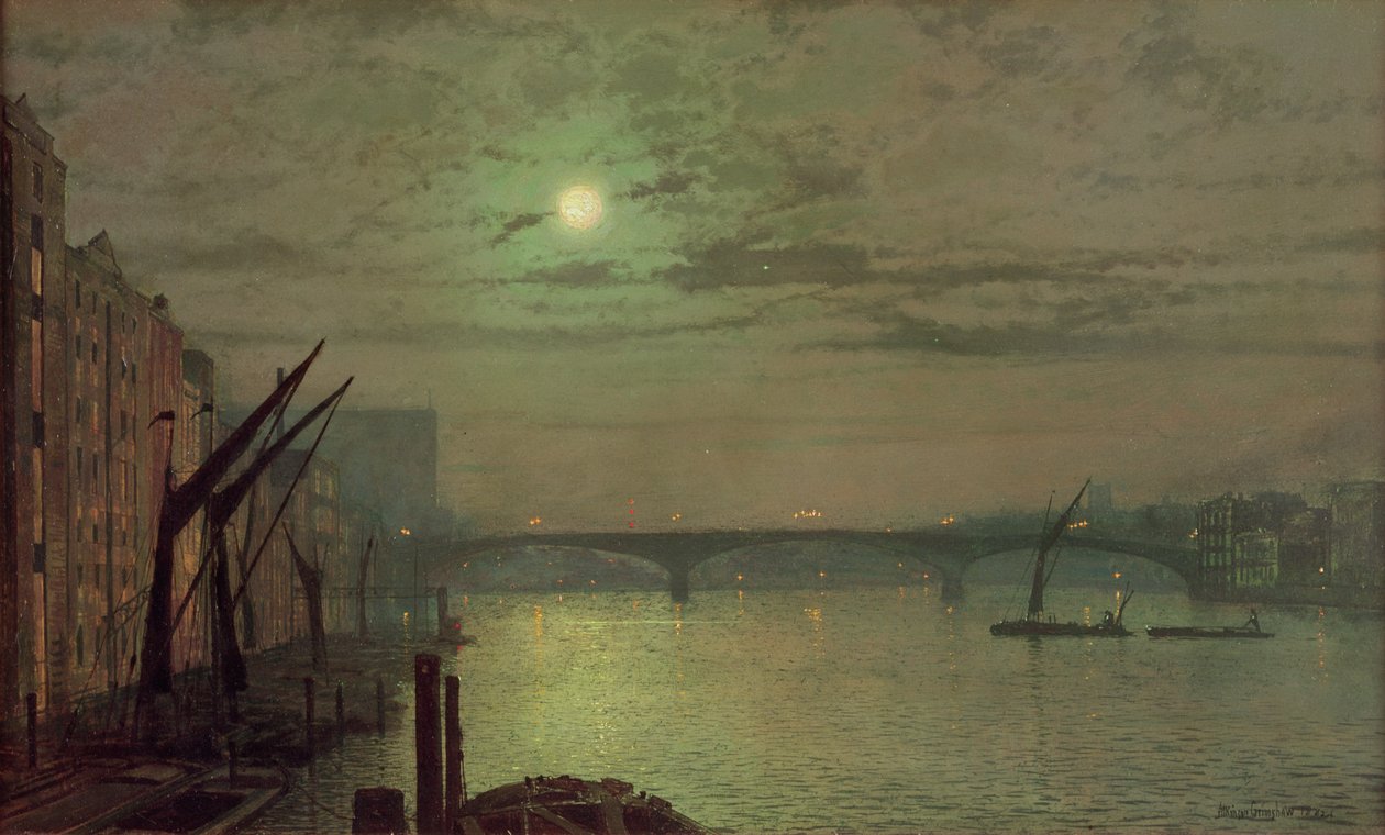 Pont de Southwark, 1882 - John Atkinson Grimshaw