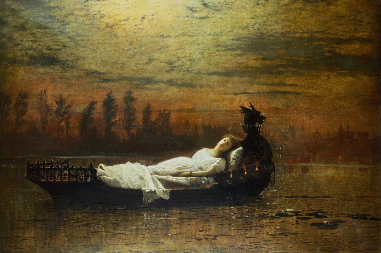 La Dame de Shalott - John Atkinson Grimshaw