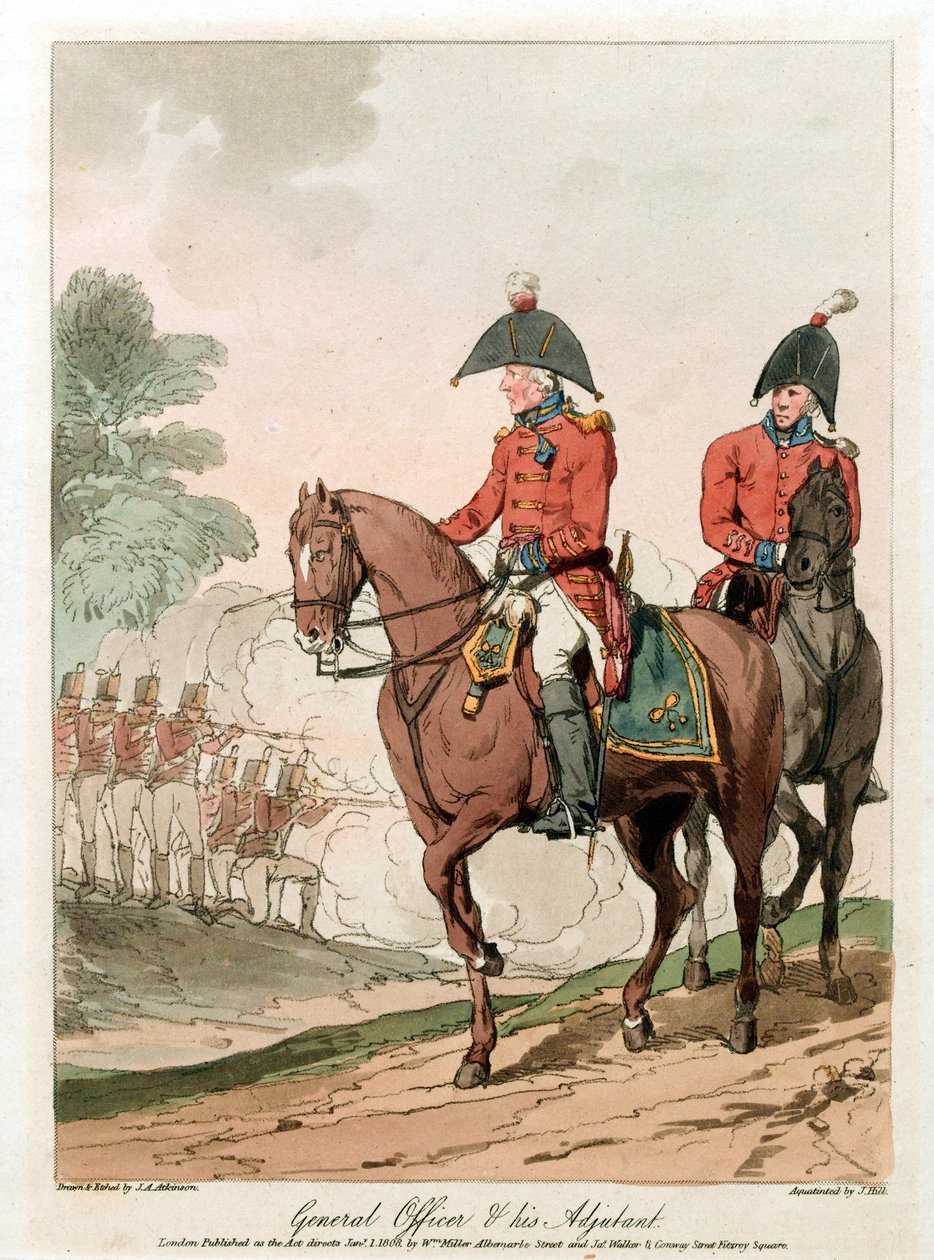 Officier général et son adjudant - John Augustus (after) Atkinson
