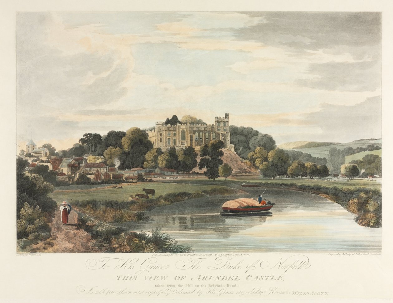 Vue du château d