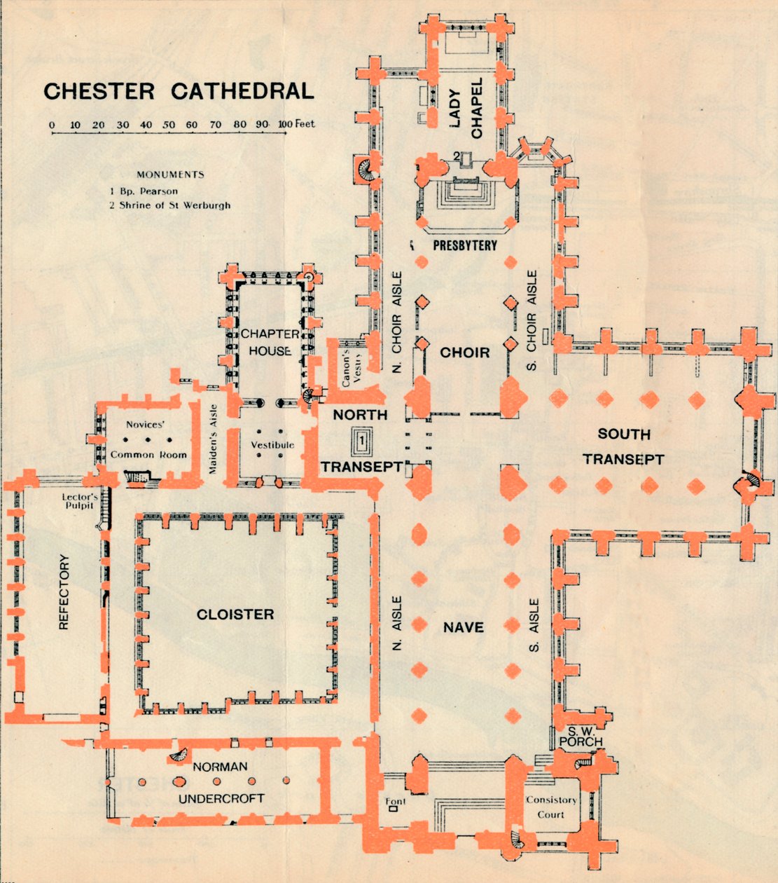 Cathédrale de Chester, 20ème siècle - John Bartholomew