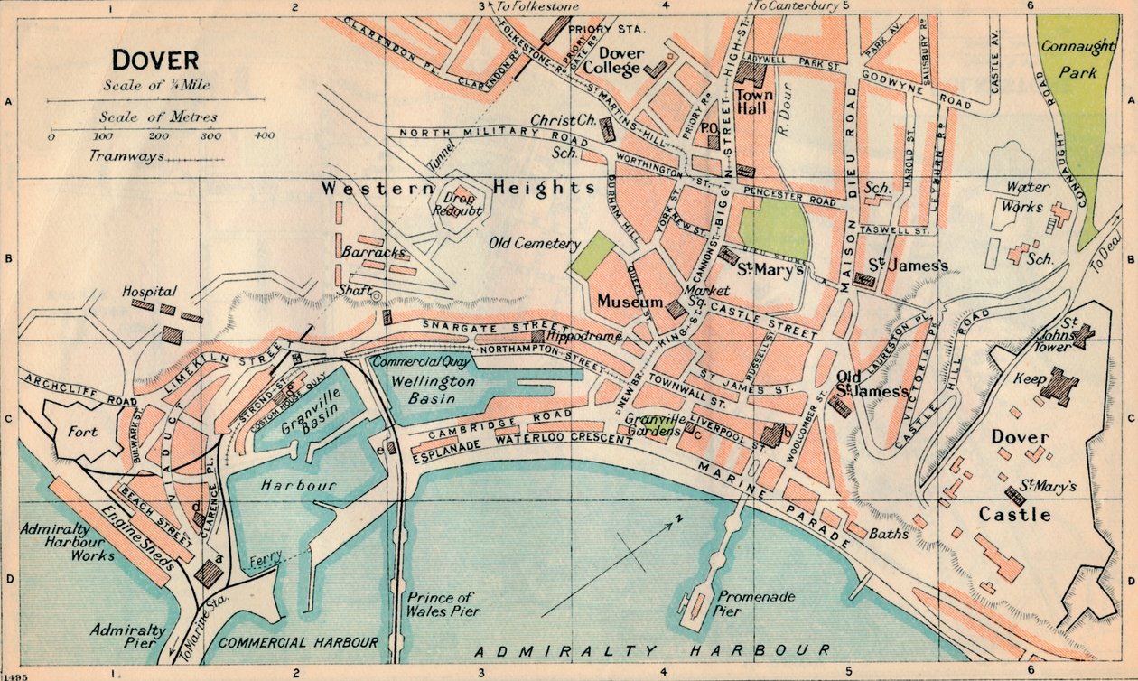 Douvres, 20e siècle - John Bartholomew