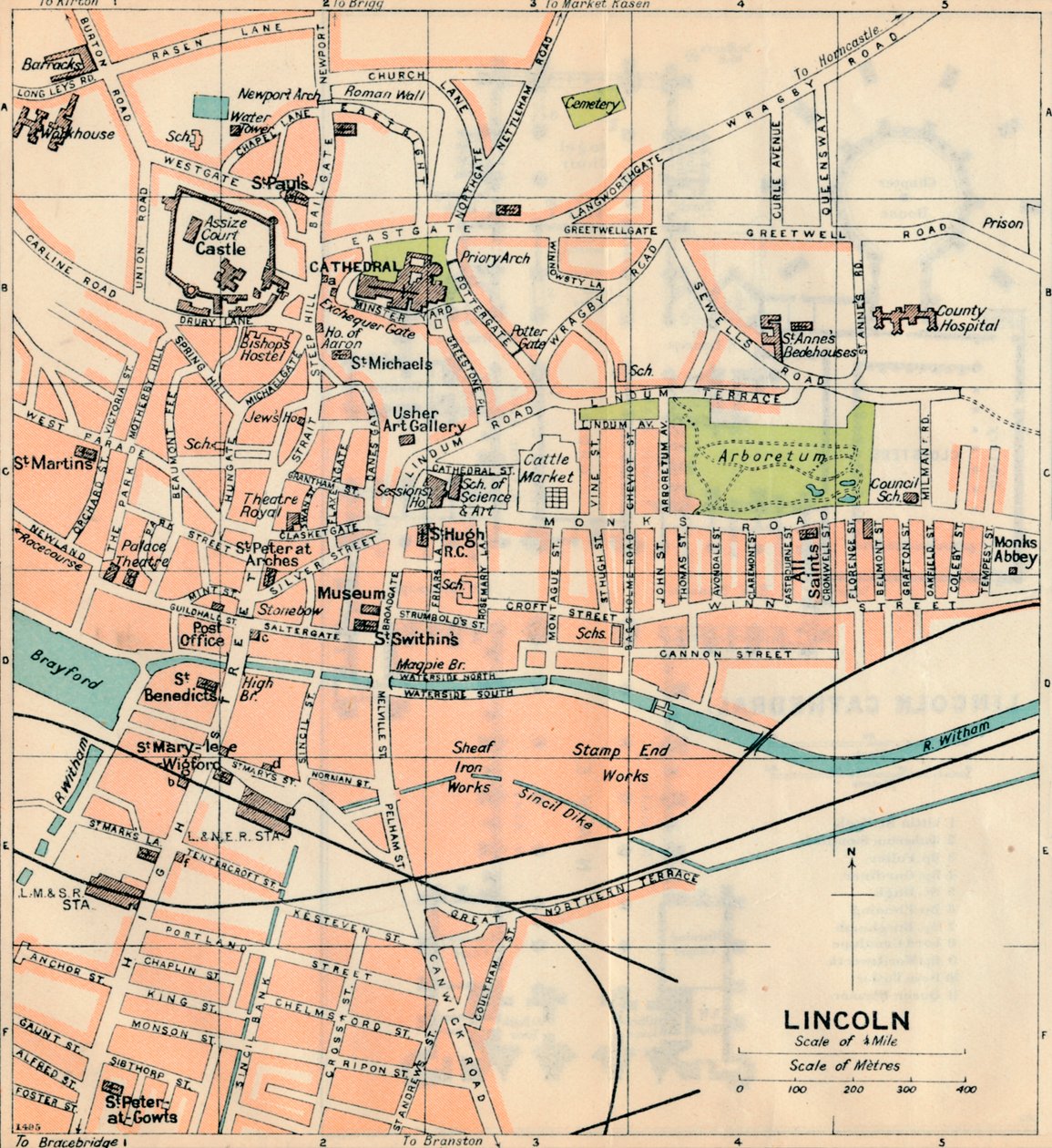 Lincoln, 20e siècle - John Bartholomew