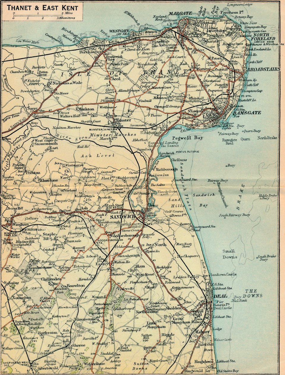 Thanet et East Kent, XXe siècle - John Bartholomew