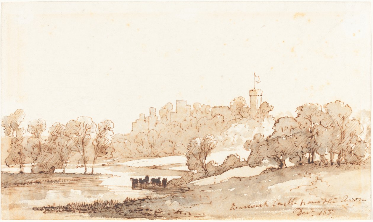 Château de Warwick depuis l