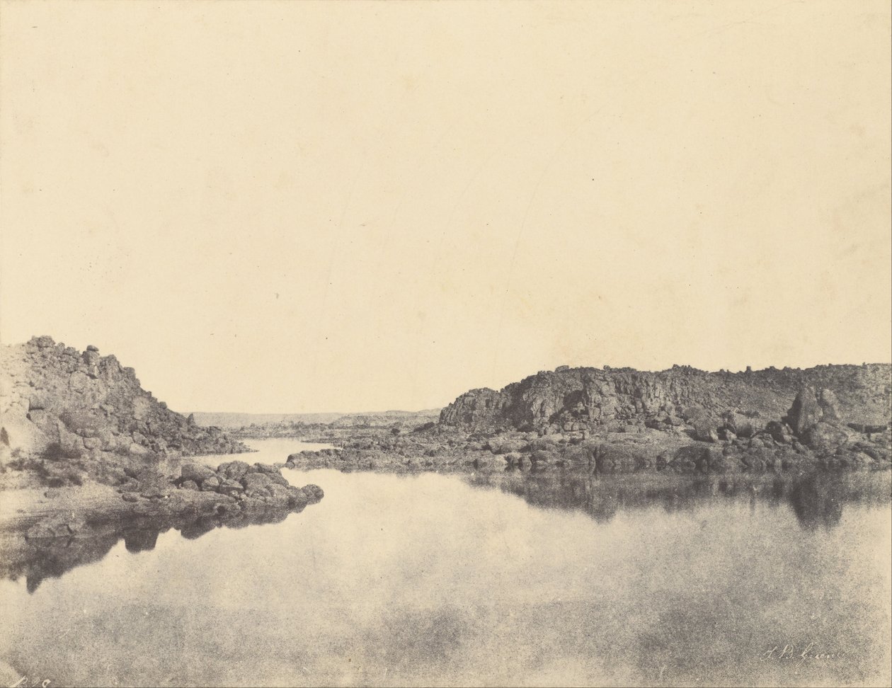 Première cataracte prise de Philae - John Beasly Greene