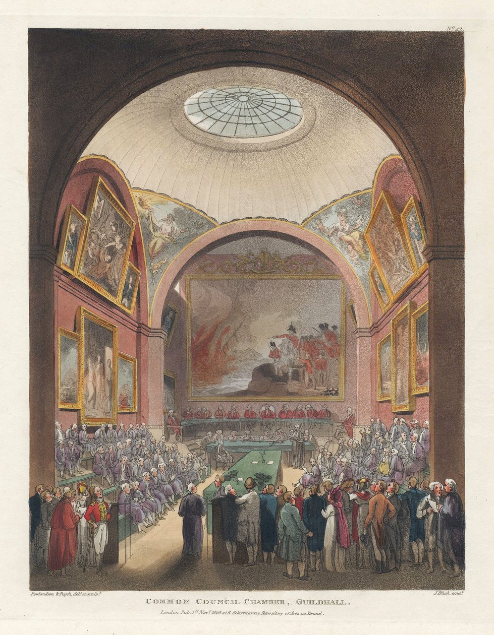 Salle du Conseil Commun, Guildhall, 1er novembre - John Bluck