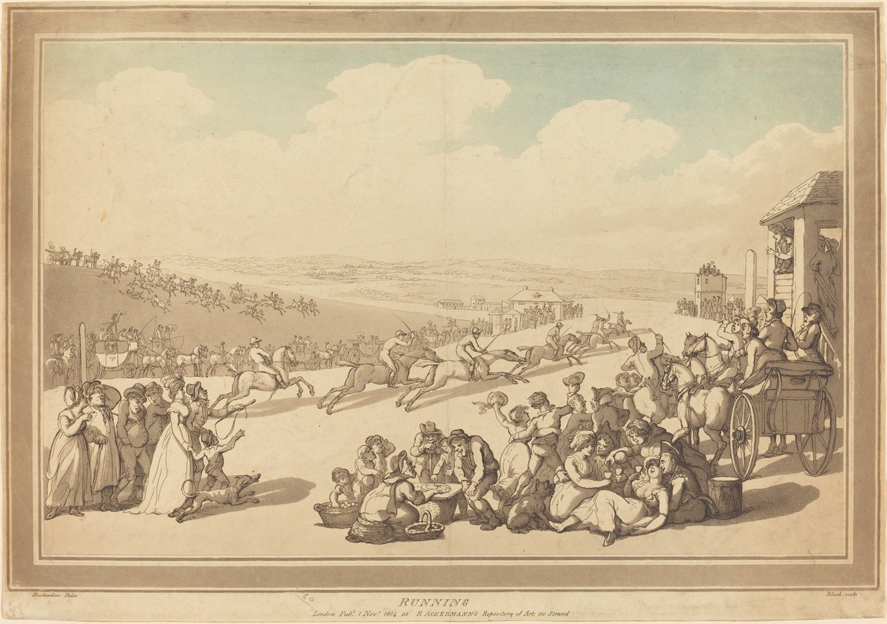 Course - John Bluck after Thomas Rowlandson