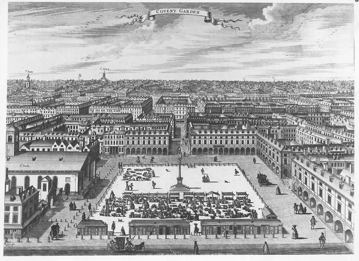 Covent Garden, vers 1720 - John Bowles
