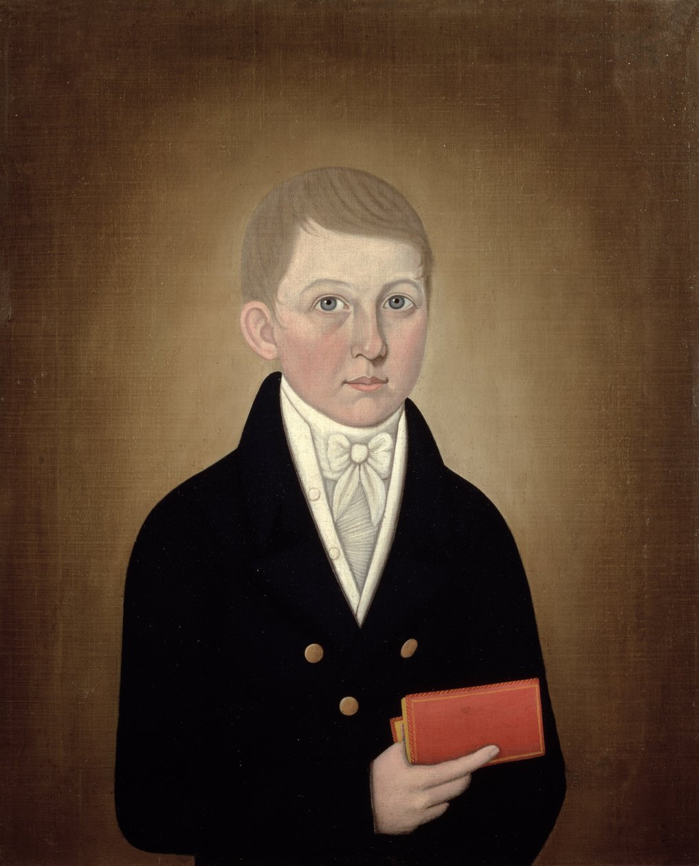Garçon tenant un livre, c.1810 - John Brewster