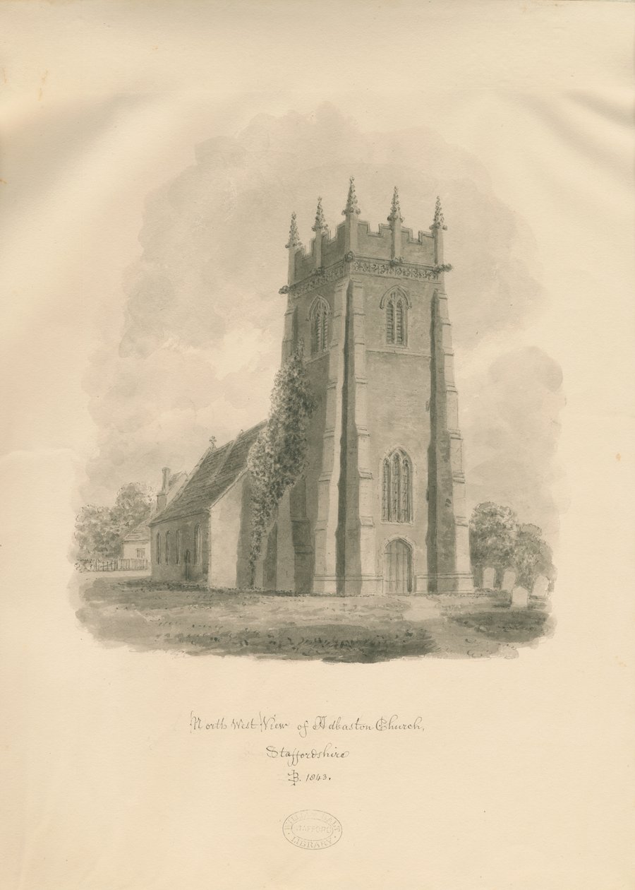 Église Adbaston - John Buckler