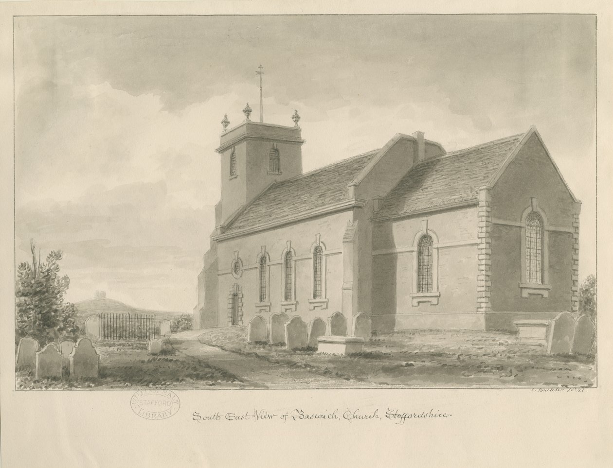 Église de Baswich - John Buckler