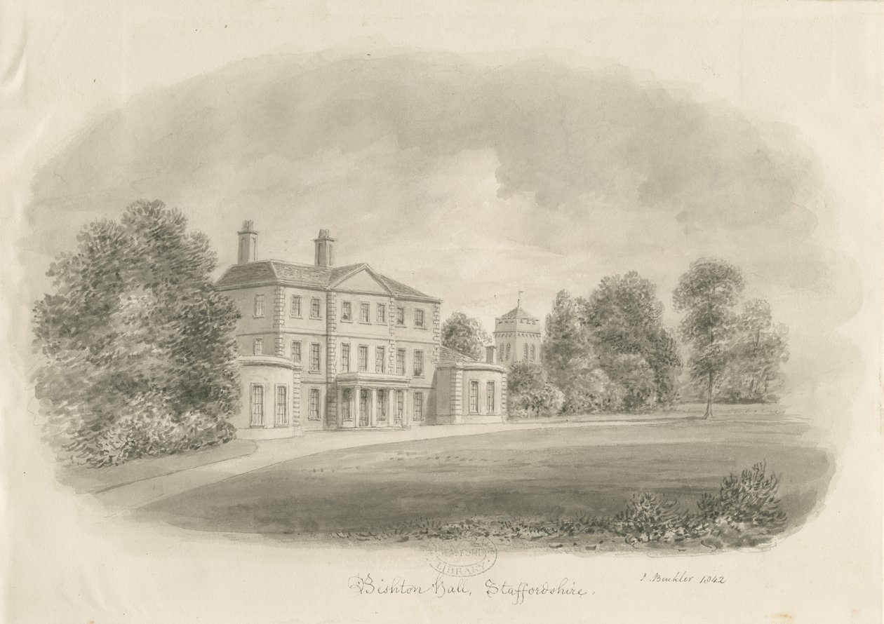 Bishton Hall - John Buckler
