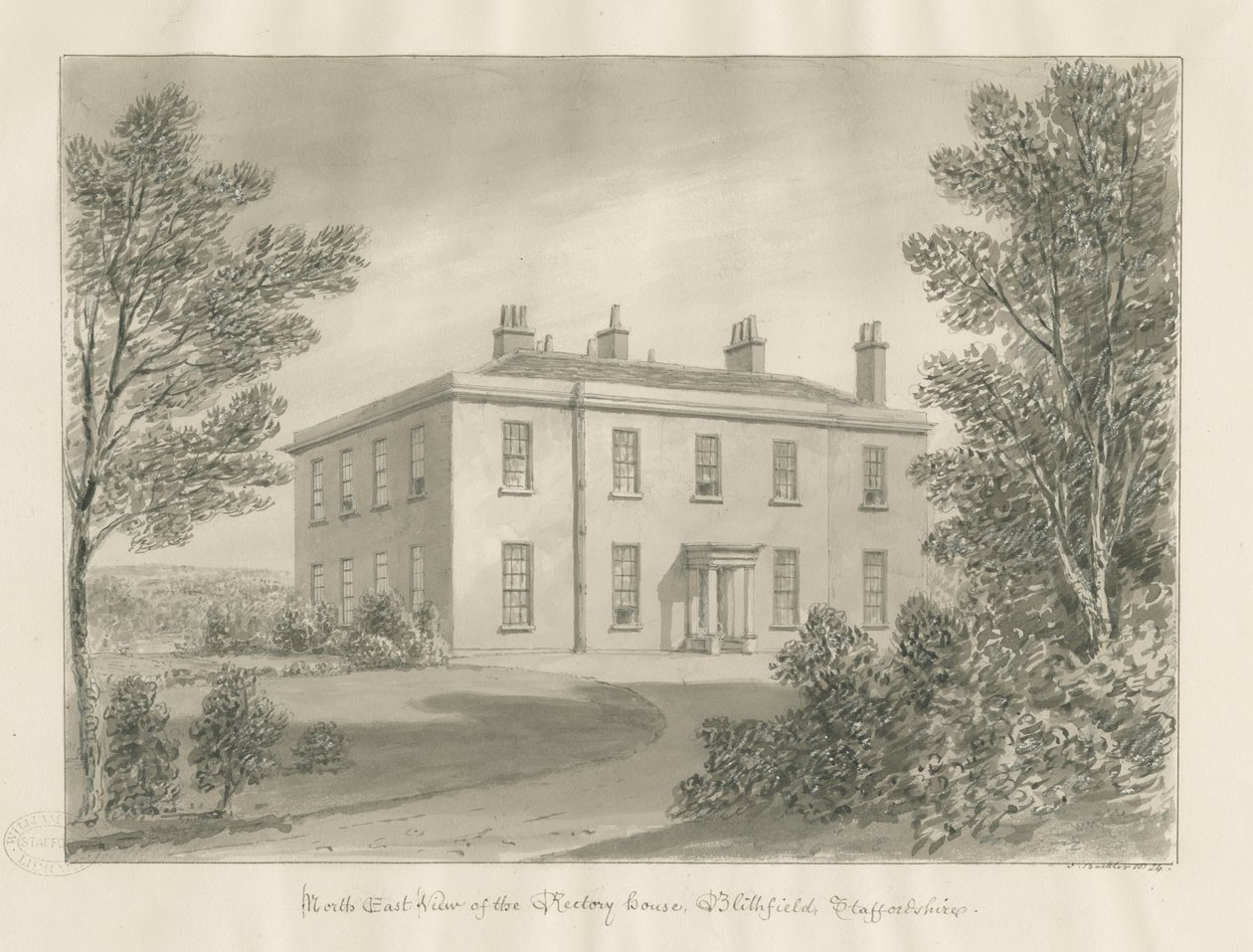 Blithfield - Presbytère - John Buckler