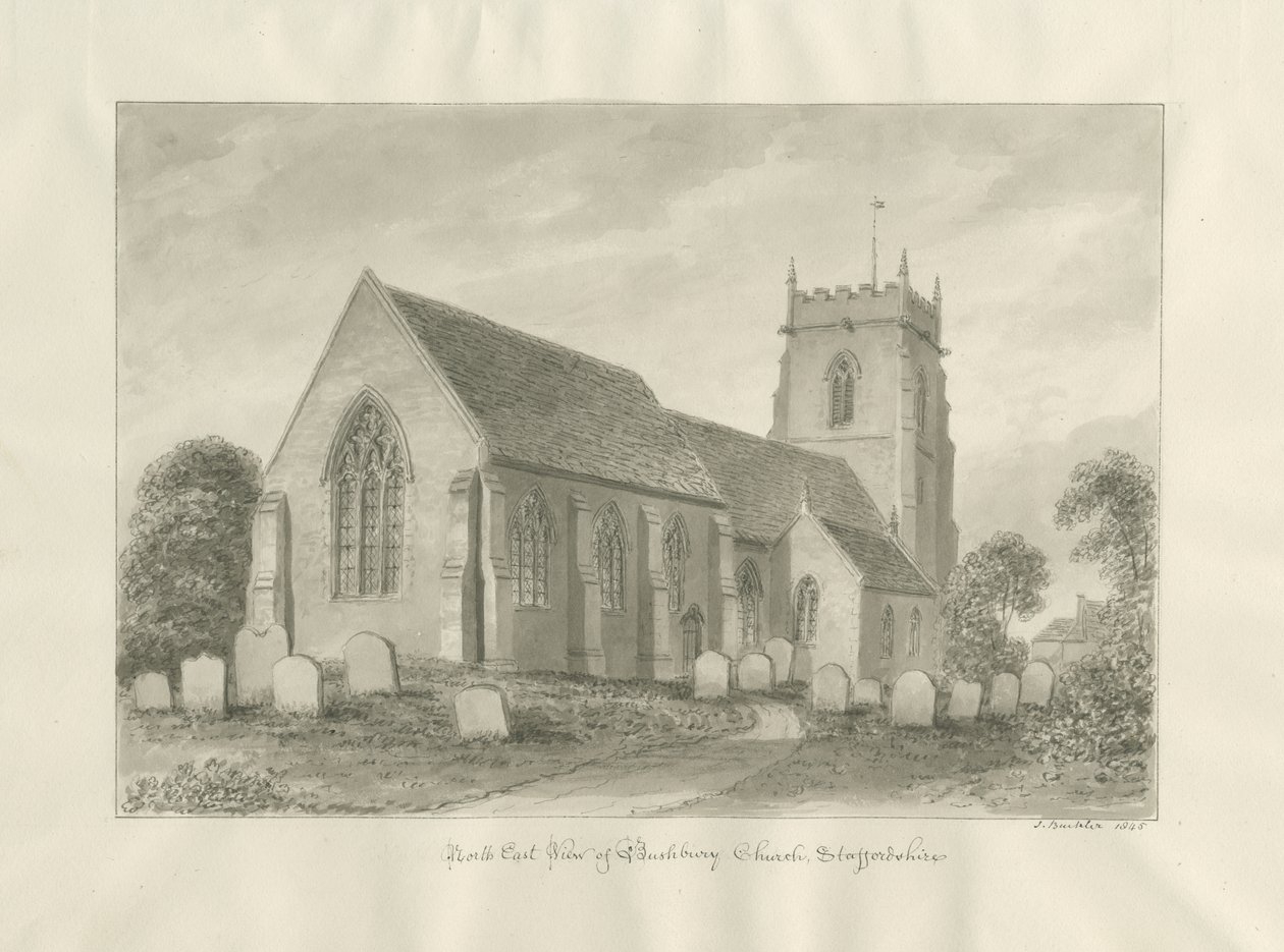 Église de Bushbury - John Buckler