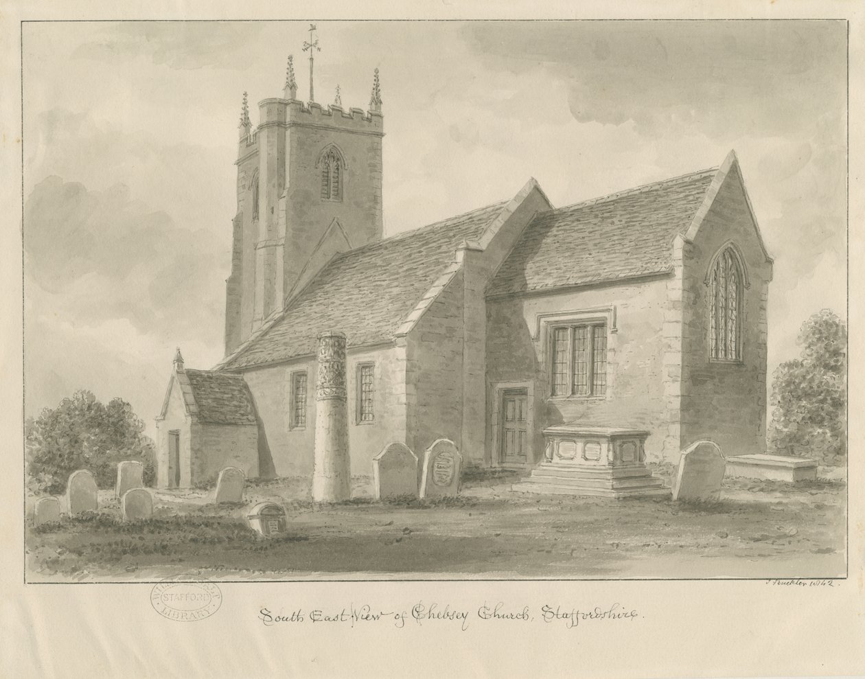 Église de Chebsey - John Buckler
