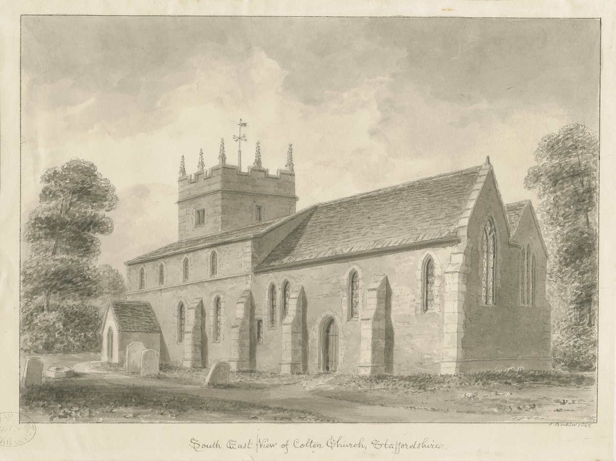Église de Colton - John Buckler