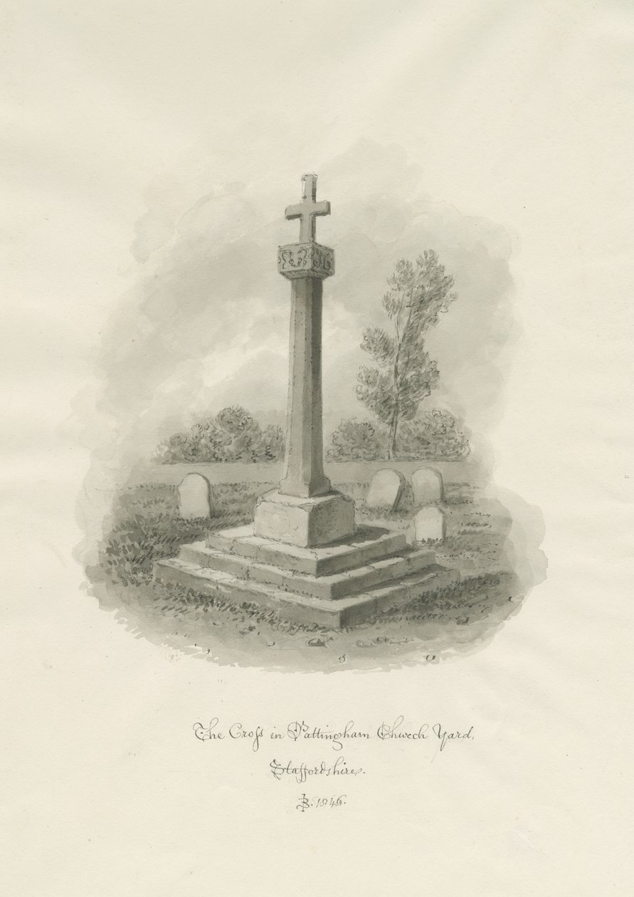 Croix dans le cimetière de l