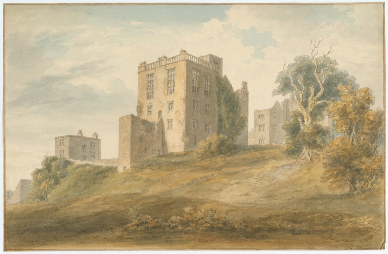 Derbyshire - Hardwick Hall [Ancien] - Restes - John Buckler