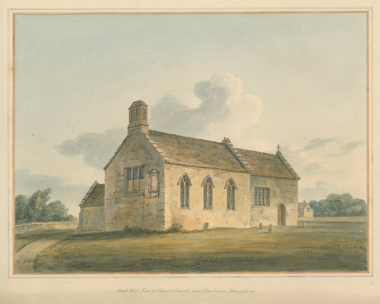 Dorset - Église de Chorne - John Buckler