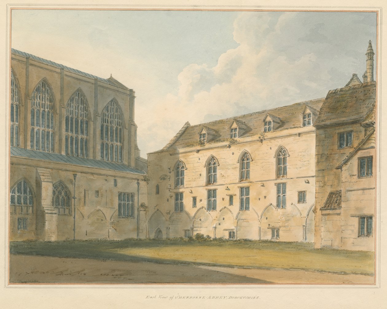 Dorset - Abbaye de Sherborne - John Buckler