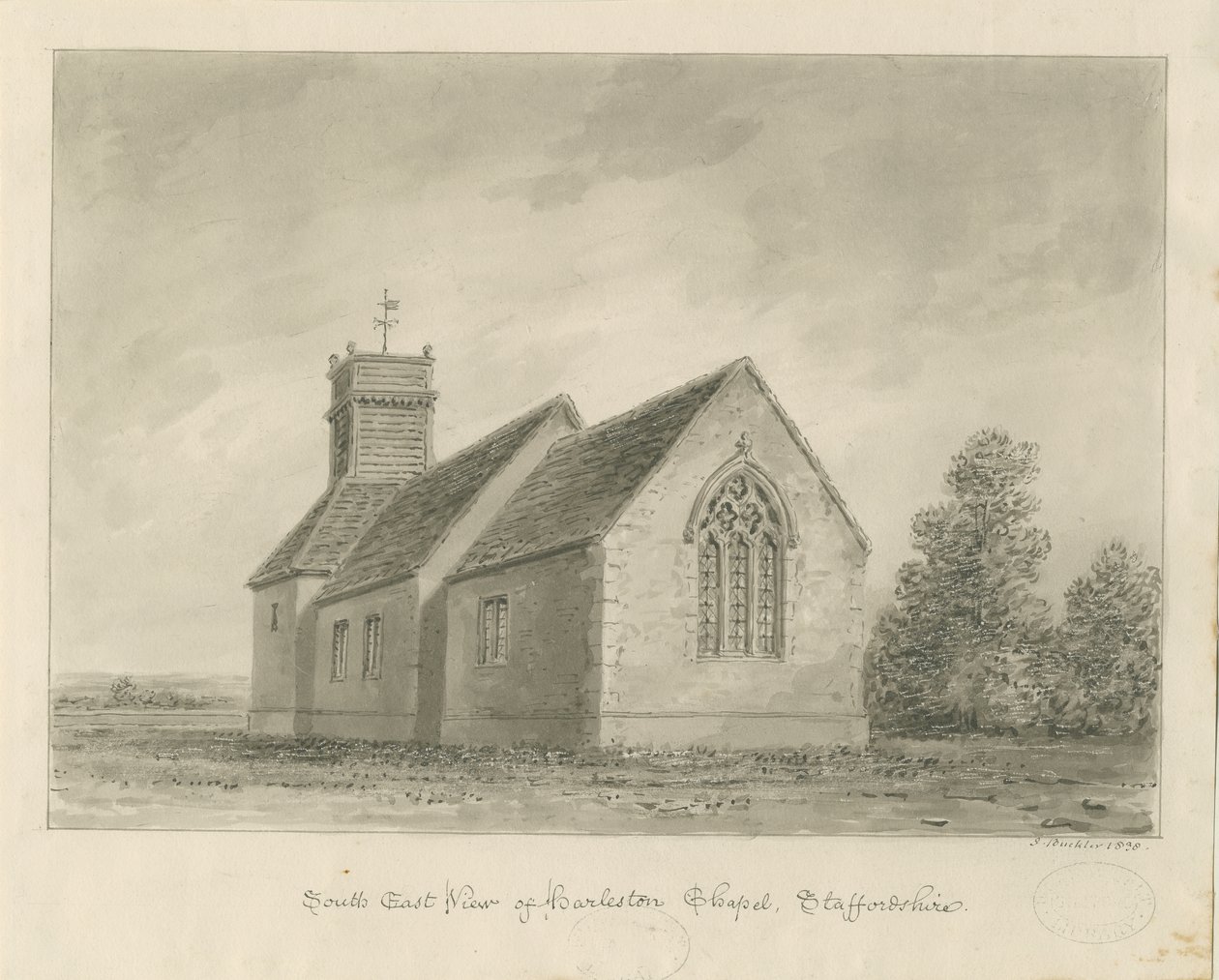 Chapelle de Harlaston - John Buckler