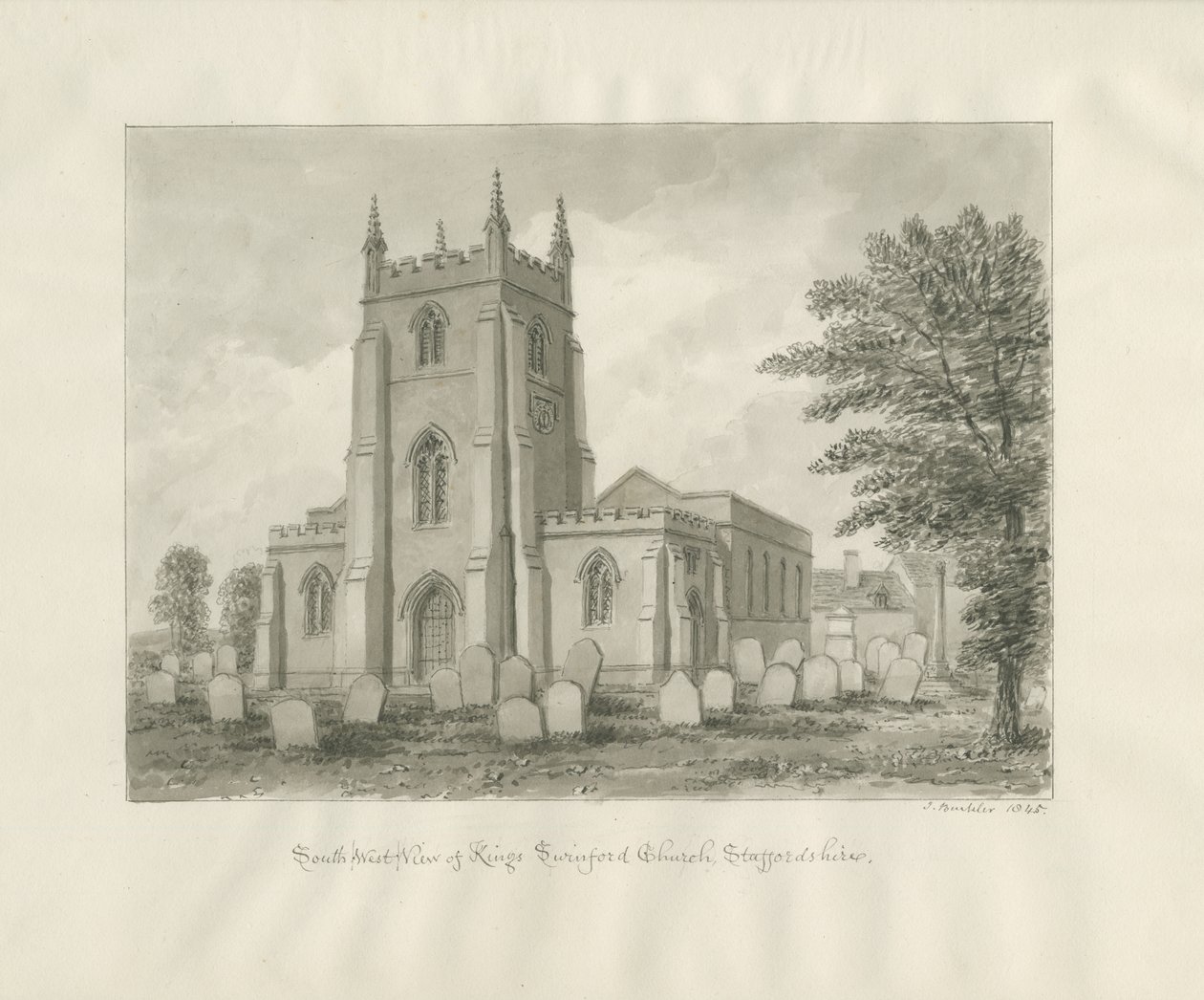 Église Kingswinford - John Buckler