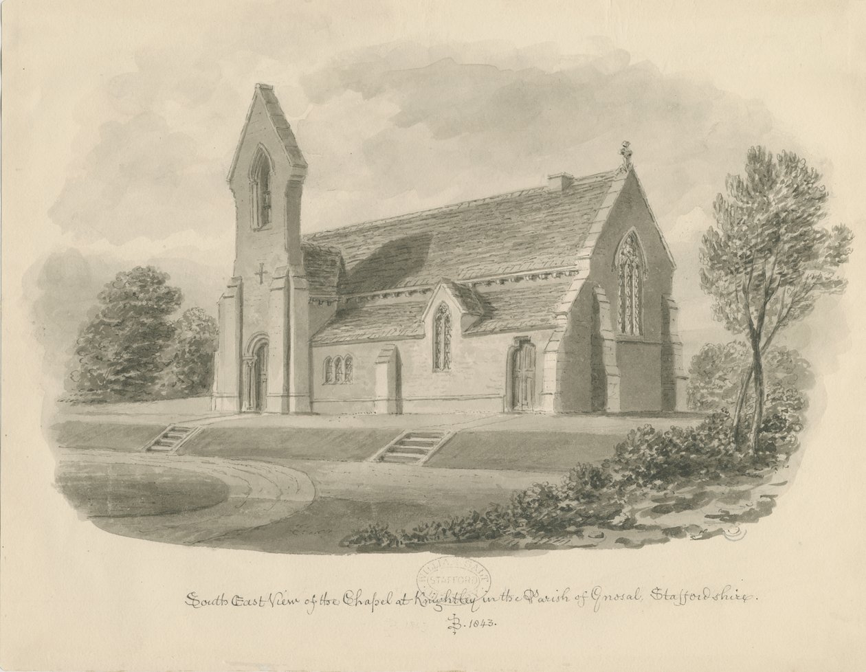 Chapelle de Knightley - John Buckler