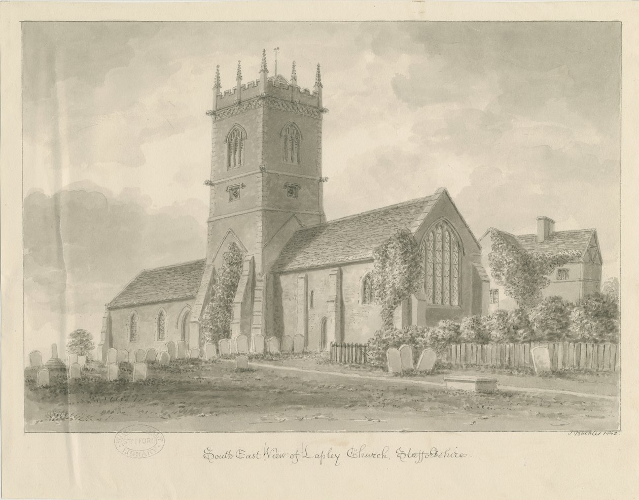 Église de Lapley - John Buckler